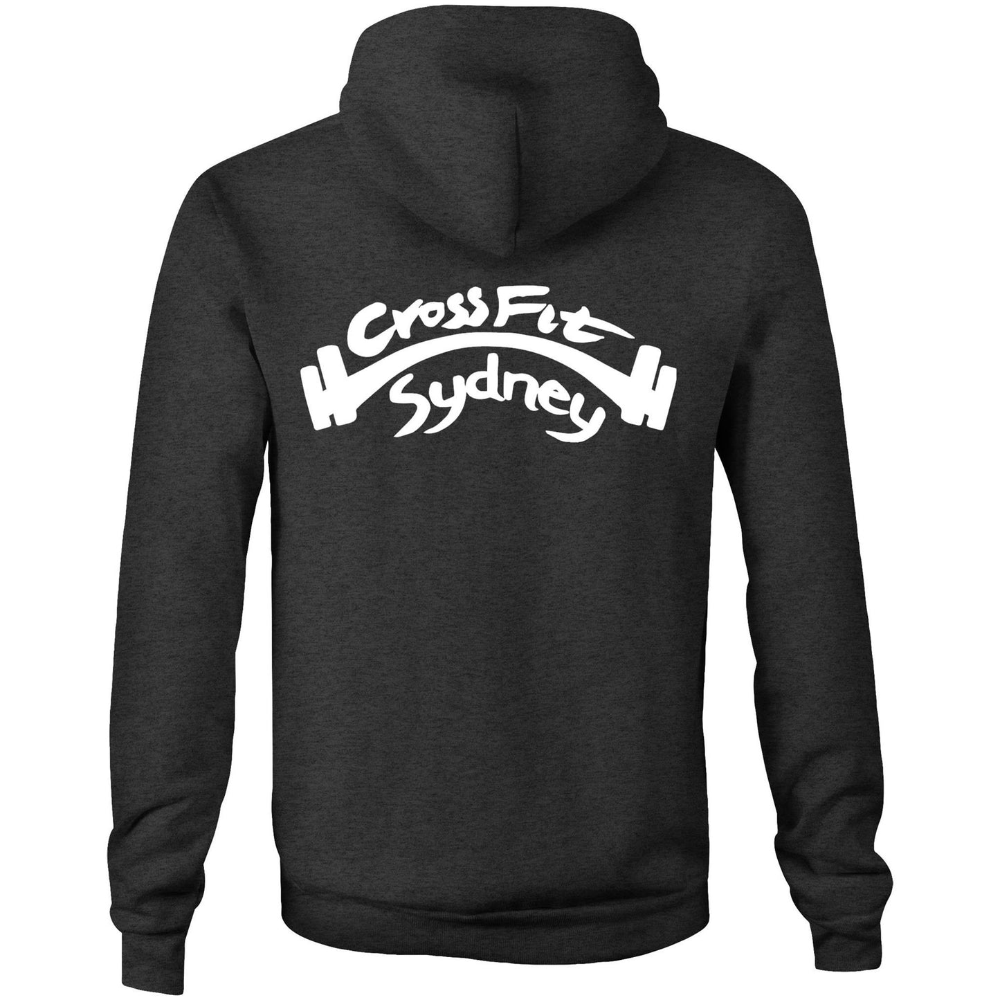 CrossFit Sydney AS Colour Stencil - Pocket Hoodie Sweatshirt