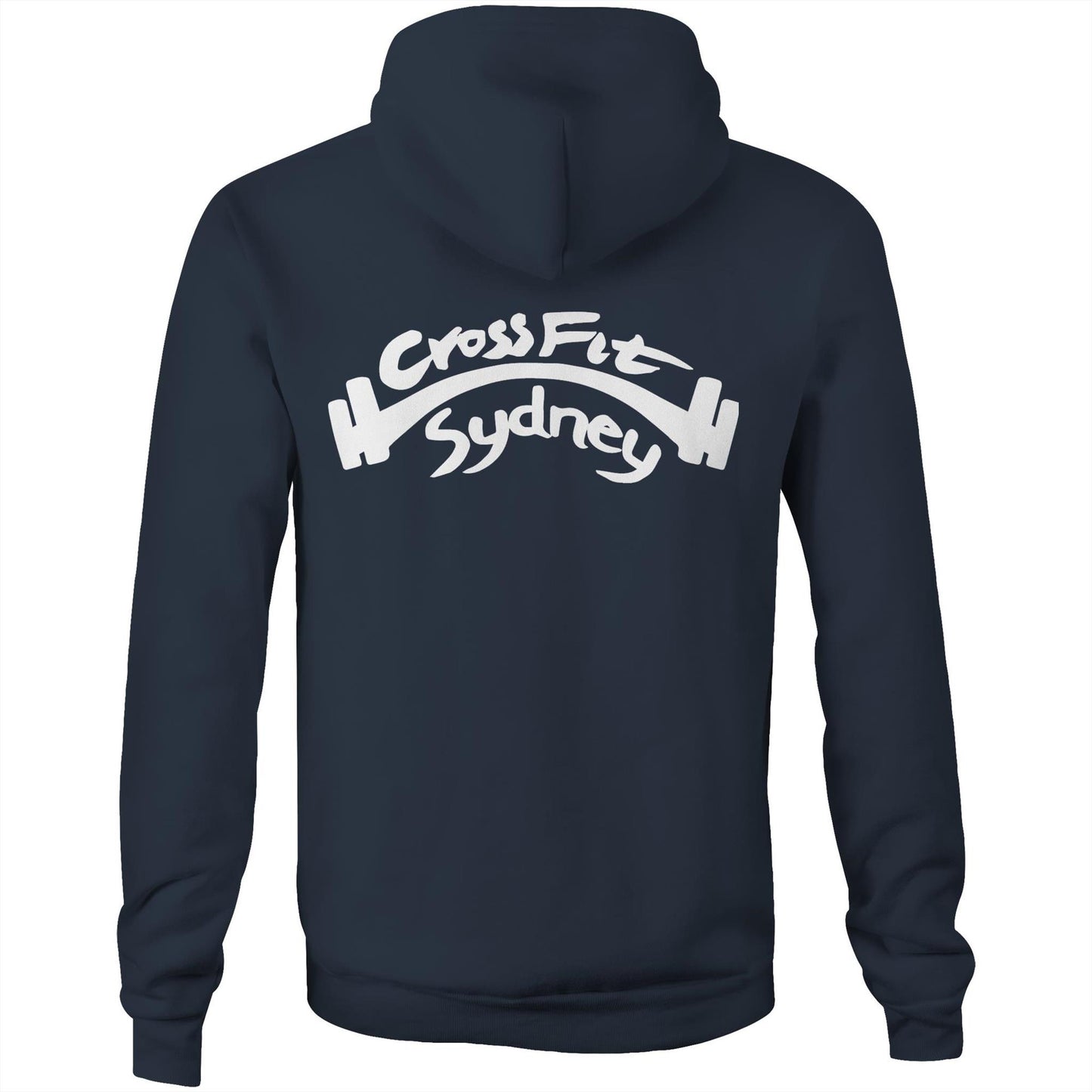 CrossFit Sydney AS Colour Stencil - Pocket Hoodie Sweatshirt