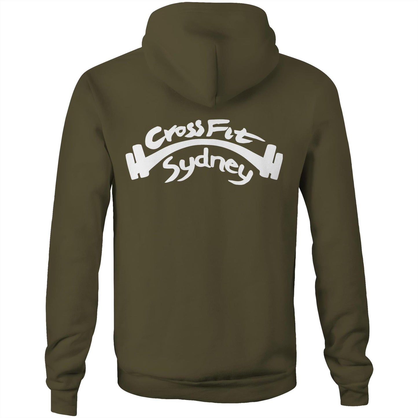 CrossFit Sydney AS Colour Stencil - Pocket Hoodie Sweatshirt